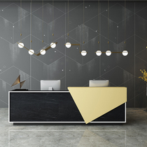 Creative front desk reception desk consultation guide desk modern minimalist store cashier training institution clothing store bar