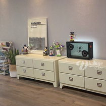 House Xiaosheng DULTON two-story four-drawer drawer metal storage porch small-sized TV cabinet 119-347