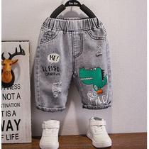 Boys denim pants summer dress small childrens clothing summer casual pants Capri pants primary school boys boys fashion shorts