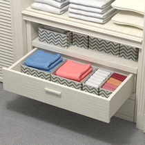 Containing box cloth art small number of children clothes finishing box Foldable student clothing basket wardrobe placed underwear province space
