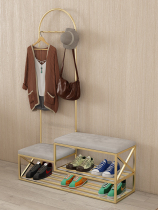 Change the shoe stool hanger frame one household door wearing shoes stool light luxury to enter the bench modern simple sitting