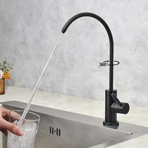 Black direct drinking water faucet 2 points 4 points kitchen water purifier accessories 304 stainless steel pure water purifier faucet