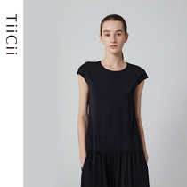 TiiCii One-piece Style Conjoined Pants Lady Spring Autumn Commute Elegant Bag Shoulder Cuff Straight Cylinder Outline Broadlegged Pants