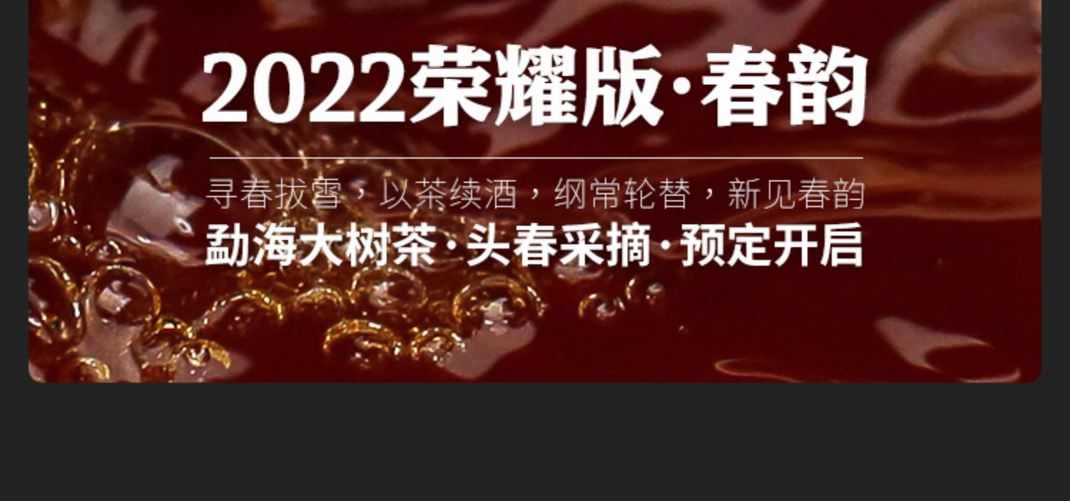 【宝和祥】2022春韵普洱茶熟茶