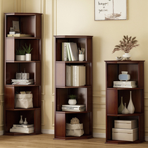 Corner Cabinet Living Room Corner Bookcase Bedroom Triangle Corner New Chinese Triangle Cabinet Wall Corner containing object shelf