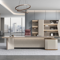 Boss desk and chair combination executive desk light luxury simple president table manager table supervisor table single desk chair