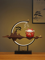 Opening of the housewarming gift Lucky Cat Cash Register collection code Bluetooth creative home living room porch light ring ornaments