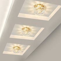 Simple modern embedded ceiling ceiling light aisle lamp corridor lamp LED crystal shot light baskett light