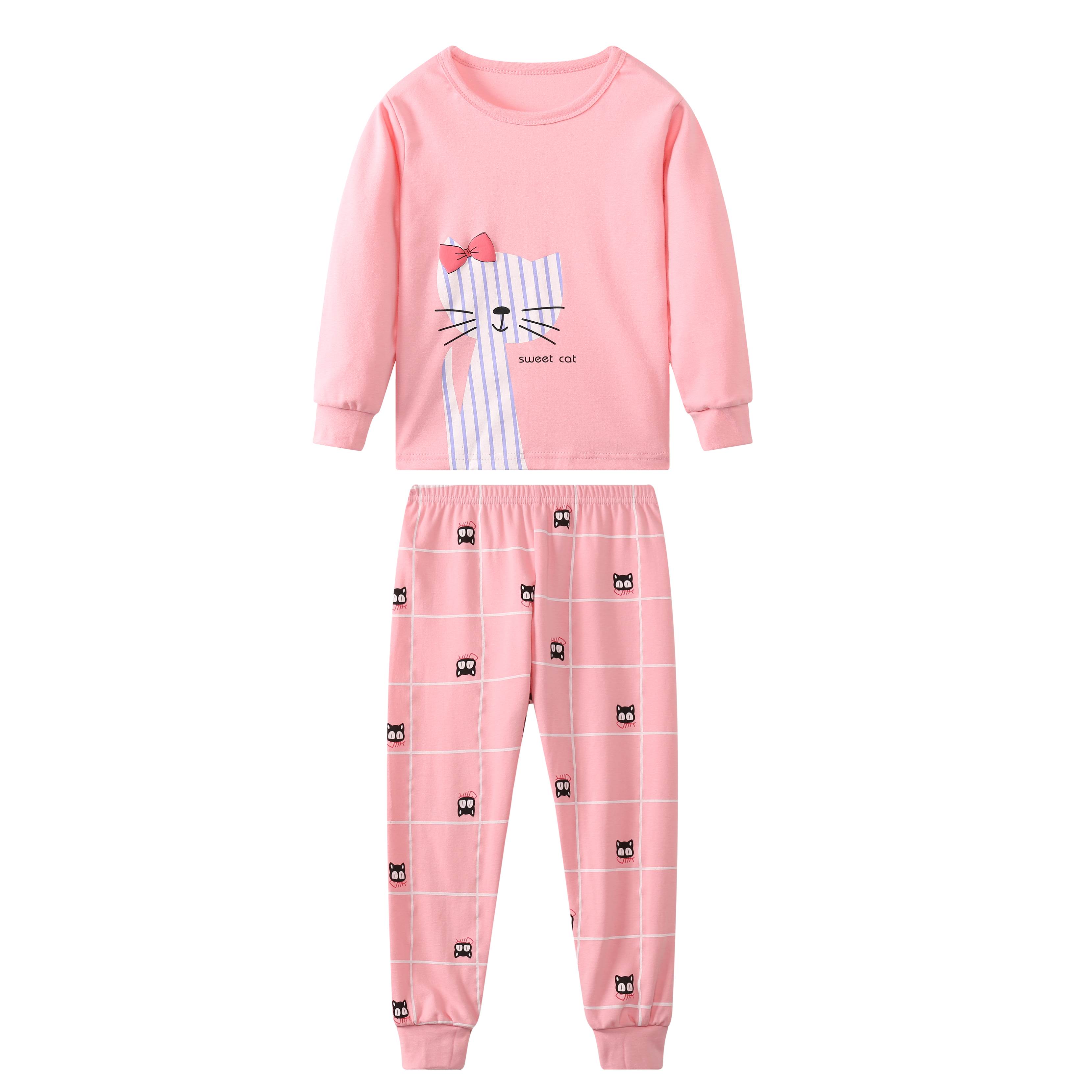 秋衣套装纯棉女童内衣套装棉毛衫秋衣秋裤