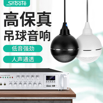 St Fort Le wireless hanging ball sound set Ceiling speaker sound Shop restaurant ceiling ceiling speaker Embedded set Background music amplifier Broadcasting system