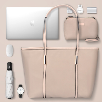 Single shoulder computer bag 14 inch female portable notebook applies Apple MacBookPro13 3 Lenovo little new air16 Huawei 15:6-inch iPad bag good-looking big-capacity defense