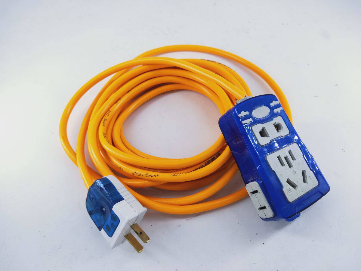 家用延长电源线充电线2芯黄色牛筋电缆线1.5/2.5/4平方防水防冻线