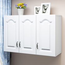 Hanging cabinet wall cabinet bedroom hanging wall storage top cabinet balcony cabinet rack toilet bathroom kitchen storage cabinet