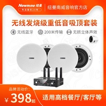 Newmine Newman Wireless Enhanced Bass Ceiling Audio Refueling Living Room Ceiling Speaker High Sound Quality Coaxial Dual Horn