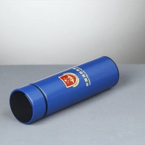 Fire Summer Heat Insulation Cup Flame Blue 304 Stainless Steel Portable Water Cup Brief Frescoed Outdoor Tea Glass