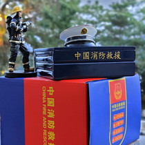 Flame Blue Gift Firefighters Jun ASHTRAYS Creative fashion Fly Ash Living Room Home Office Containing Vat