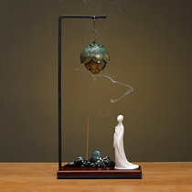 Chinese hanging incense burner Zen opening gift back incense office home decoration tea room study practical ornaments