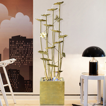 Creative Chinese light luxury simple modern craft lucky water humidification porch home decoration opening gift ornaments