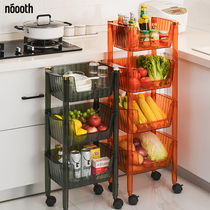 Kitchen Vegetable Storage Shelf Clip Floor Multi-Layer Removable Home Fruit Storage Shelf Vegetable Basket