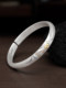 Clivia Foot Silver 999 Sterling Silver Bracelet Hand-Engraved Orchid 잔디 고대 스타일 장인 정신과 민족 스타일 오픈 실버 브레이슬릿 Clivia Foot Silver 999 Sterling Silver Bracelet Hand-Engraved Orchid 잔디 고대 스타일 장인 정신과 민족 스타일 오픈 실버 브레이슬릿