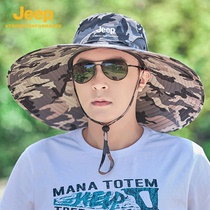 jeep gip sunscreen hat men fishing camouflage summer fisherman hat outdoor climbing summer sun beach hat