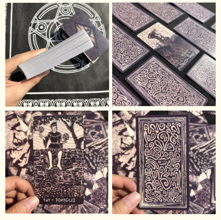 英文塔罗牌耀光棱镜塔罗牌prisma visions tarot休闲桌游卡牌