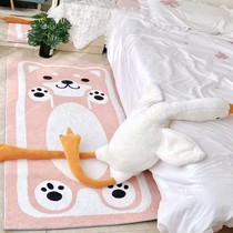 Cartoon Floor Carpet Cashmere Bedroom Bedside Blanket Nursery Floor Mattress Sleepable Thick Tatami Mattress