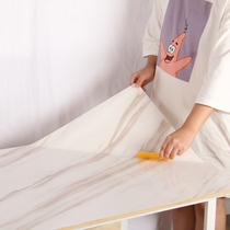 Desktop sticker dormitory marble furniture renovation thickened student desk waterproof and oil-proof self-adhesive countertop coffee table stickers