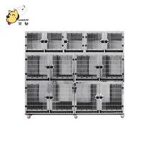 Stainless Steel Cat Cage Dog Cage Breeding And Foster Inpatient Infusion Isolation Display Pet Store Pet Hospital Special