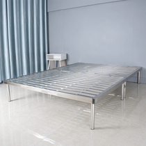1 5 meters 1 8 meters 2 meters stainless steel row skeleton bed frame tatami folding keel bottom support can be customized