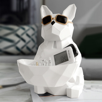 Light extravagant infighting decorative paper towel box creative living room tea table multifunction remote control containing paper towel paper box