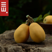 Handmade ceramic loquat scents with tea favorites Boutique Zen tea Road Fruit Merchants Creativity Tea Pampo Tea Tray Decoration