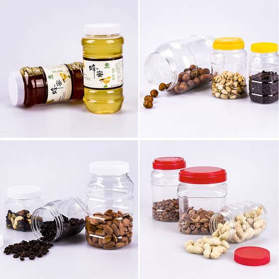 꿀 병 플라스틱 병 2 Catties 뚜껑 투명한 1kg 음식 플라스틱 빈 병 봉인 용기로 특별한 두껍게 꿀 병 플라스틱 병 2 Catties 뚜껑 투명한 1kg 음식 플라스틱 빈 병 봉인 용기로 특별한 두껍게