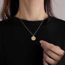 Korean couple necklace little prince pendant sterling silver pair of mens trendy sweater chain autumn and winter high-end women do not fade simple