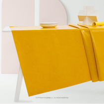 Waterproof oil-proof anti-burn leather table cloth advanced senses modern minimalist tea table cushion rectangular home table cloth