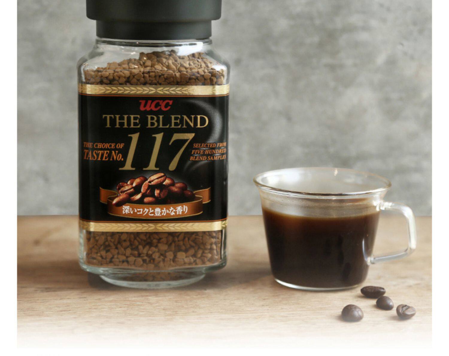 ucc悠诗诗117速溶冻干90g 职人圆润柔和18p