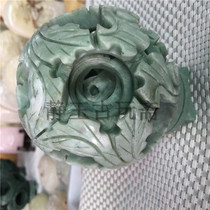 Antique fitness handball set ball Lushan Jade making hands exercise fingers old playthings old jade color good jade