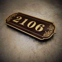 Wangxing screen printing European acrylic house number digital sticker house number number plate Home creative hotel hotel box room room number Custom home