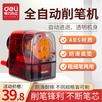 Save more power 71152 pen sharpener Multi-function creative pen sharpener Hand pencil sharpener Pencil sharpener Pencil sharpener Pencil sharpener Automatic pen feeding Transparent body can sharpen color pencils