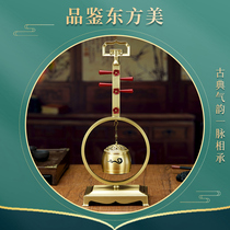 Chinese neo-classical (pure copper Ruanqin musical incense burner) tastes the beauty of the East