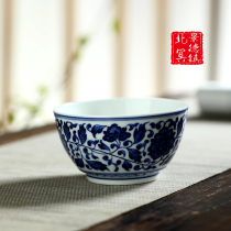 Beiming roll fruit arbitrary custom steaming powder machine warehouse hand-painted teacup master cup Single person special ceramic tea cup