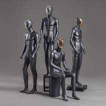 Mens model props full body table half fashion fashion fashion brand plating face model shelf clothing store display stand