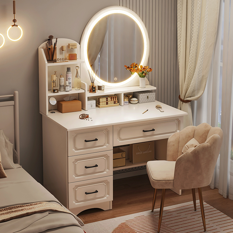 Eurostyle Dresser Bedroom Minimalist Modern 2022 New Desk Make-up Table Integrated Makeup Desk Dresser Table-Taobao