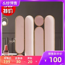 Net Red Screens Ins folding removable minimalist modern Nordic lattice partition Decorative Cloth bedrooms shielded from home