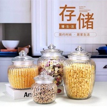 Storage Tank Glass Sealing Tank Sauerkraut Jar Storage Bottle Kitchen Material Storage
