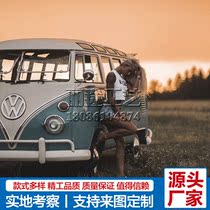 Retro Volkswagen T1 multi-functional mobile dining car four-wheel commercial sales car stall car milk tea ice cream car customization