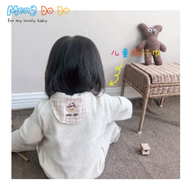 Mengdodo baby gauze sweat towel children's kindergarten pad back towel name custom embroidery sweat towel