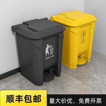 Pedaled Medical bin Classification with cover Medical Waste Home Kitchen Large Number Commercial Outdoor Public Occasion