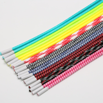 Trousers rope shoelaces black and white color sports shoes with hats leather rope for men and womens sweats hat rope casual pants waist rope drawstring