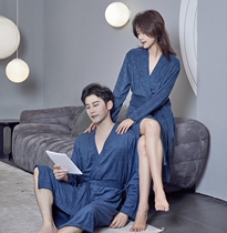 Spring and Autumn Bathrobe Long Pajamas Superior Female Dress Dry Slow Summer Sleeve